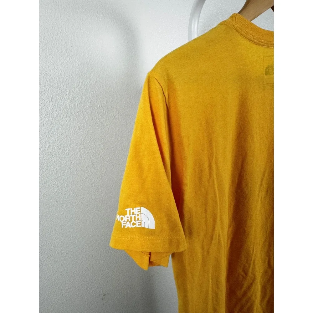The North Face Mens California Bear Graphic T-Shirt Yellow Size M